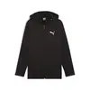 Puma EVOSTRIPE Full-Zip Hoodie Siyah Erkek Fermuarlı Ceket