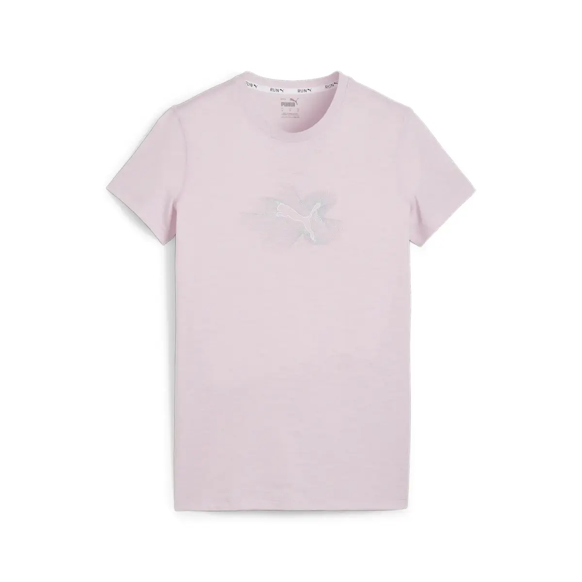 Puma WOMEN’S GRAPHIC RADIANT RUN TEE Lila Kadın T-Shirt