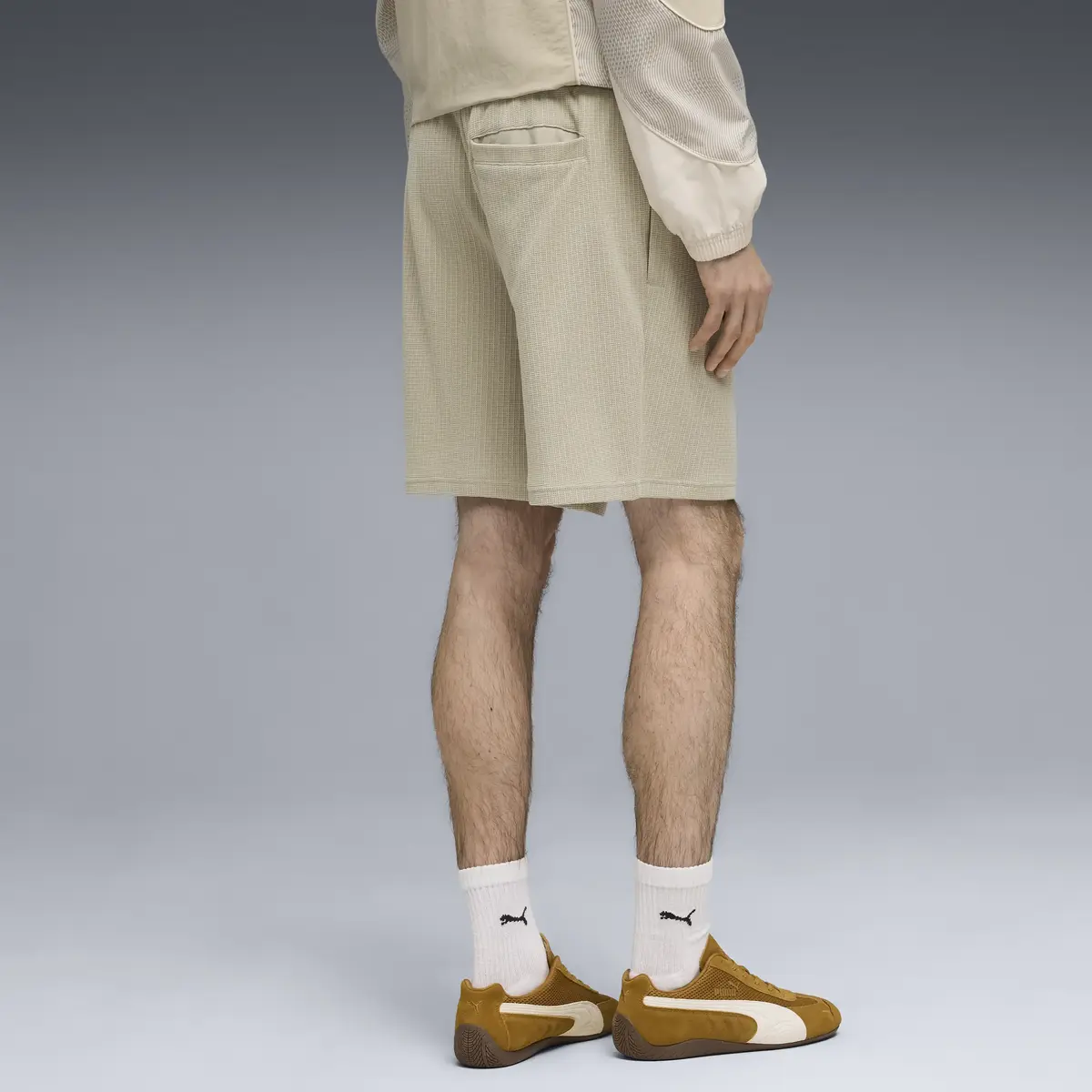 Puma WARDROBE ESS Shorts Bej Erkek Şort