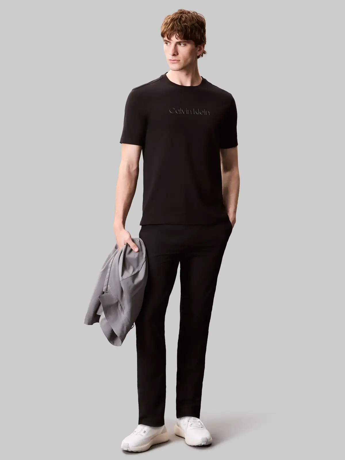 Calvin Klein WO - S/S T-SHIRT, UB1 Siyah Erkek T-Shirt & Polo