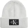 Calvin Klein MONOLOGO PATCH BEANI Kadın Gri Bere