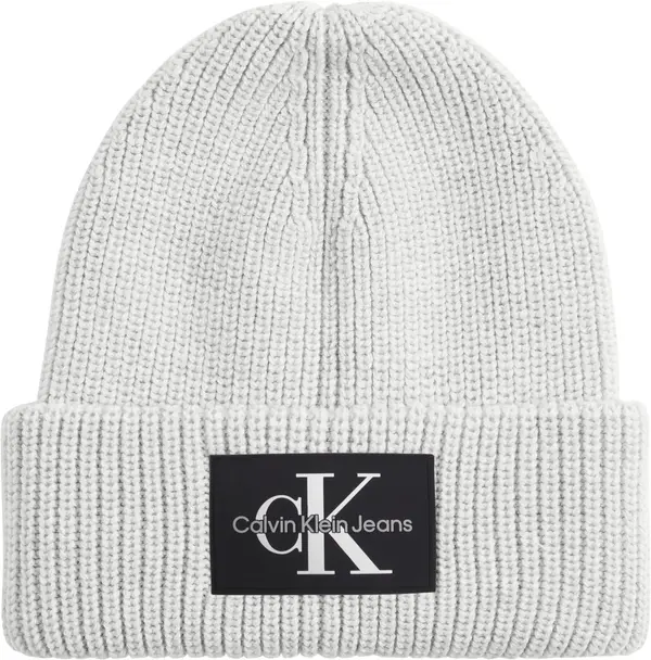 Calvin Klein MONOLOGO PATCH BEANI Kadın Gri Bere