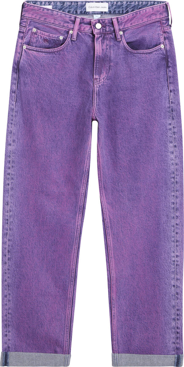 Calvin Klein 90'S STRAIGHT Erkek Mor Kot Pantolon