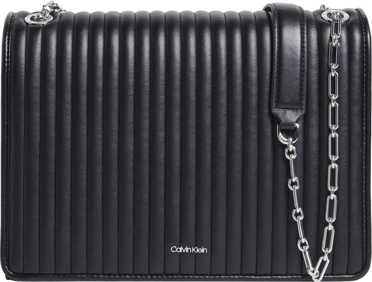 Calvin Klein MINI LINE QUILT SHOU, BEH Siyah Kadın Çanta