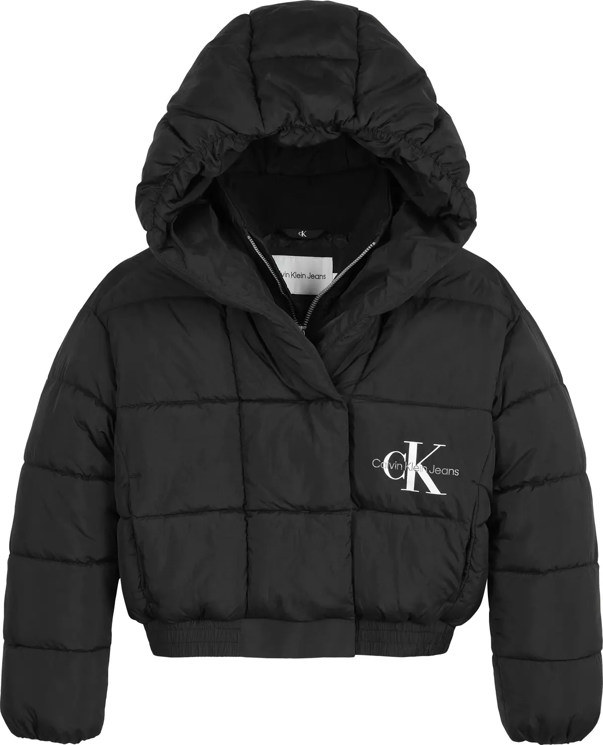 Calvin Klein CK ARCHIVE PUFFER JA Kadın Siyah Şişme Mont