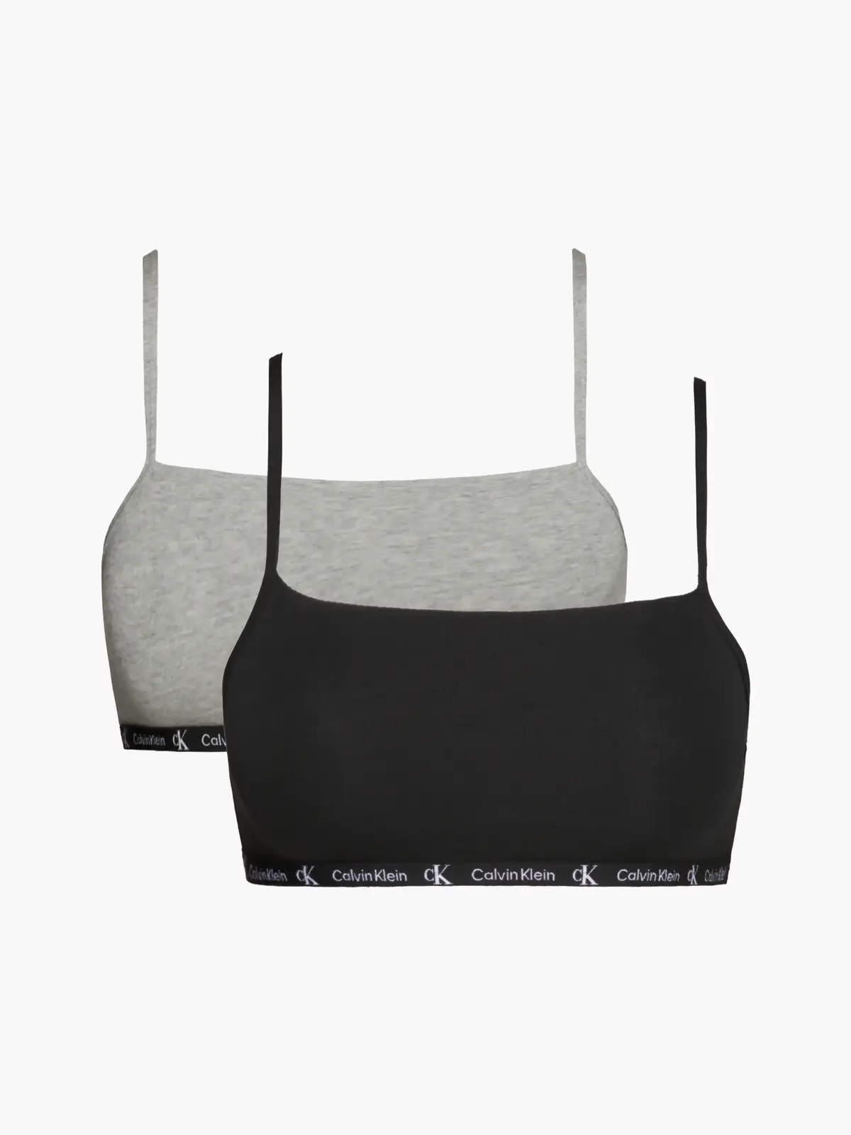 Calvin Klein UNLINED BRALETTE 2PK Kadın Siyah Bralet