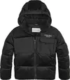 Calvin Klein CORDUROY MIX MEDIA P Erkek Siyah Şişme Mont