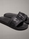 Calvin Klein SLIDE TPU SAFFIANO Kadın Siyah Terlik