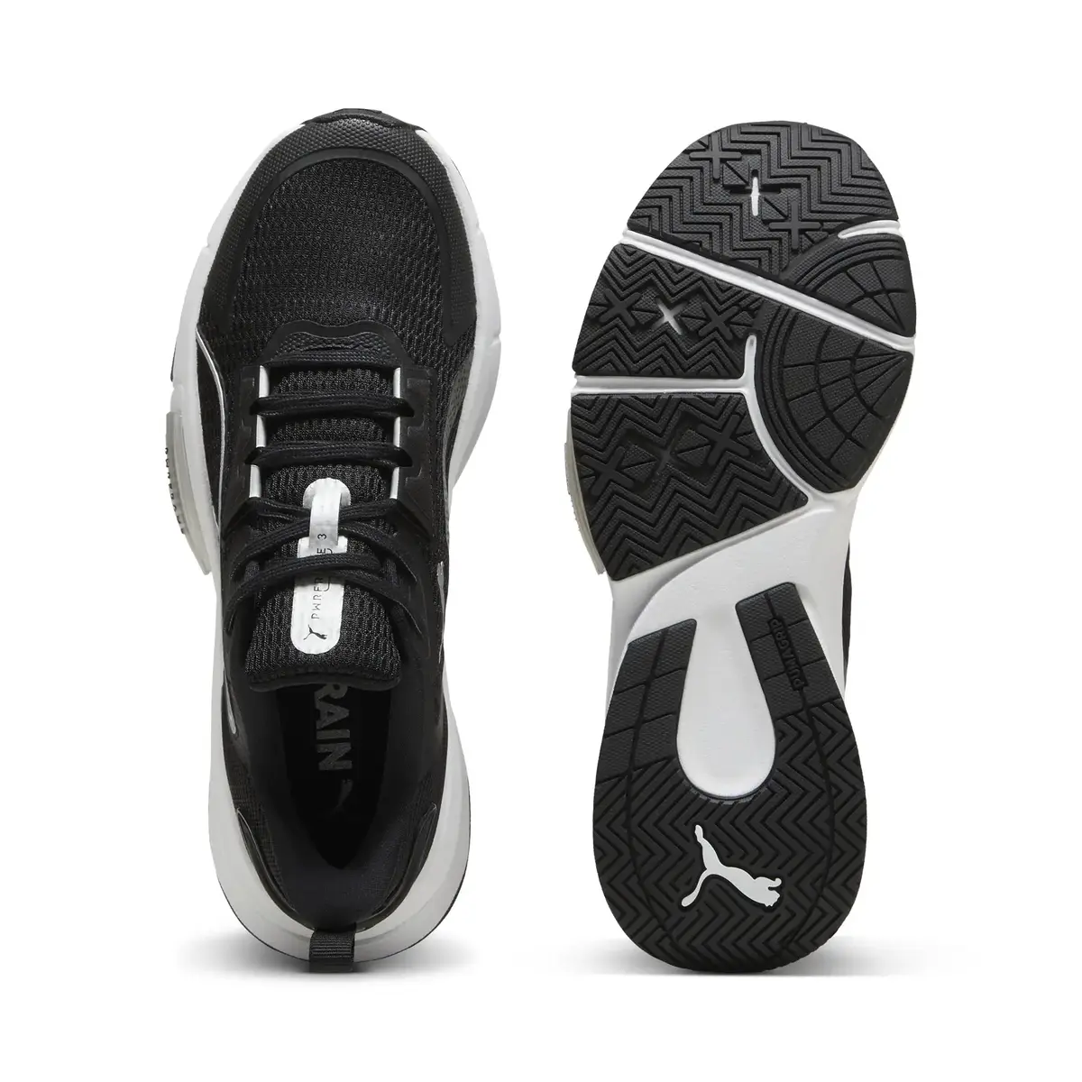Puma PWRFrame TR 3 Wns Intergala Siyah Kadın Yürüyüş ve Koşu Ayakkabısı