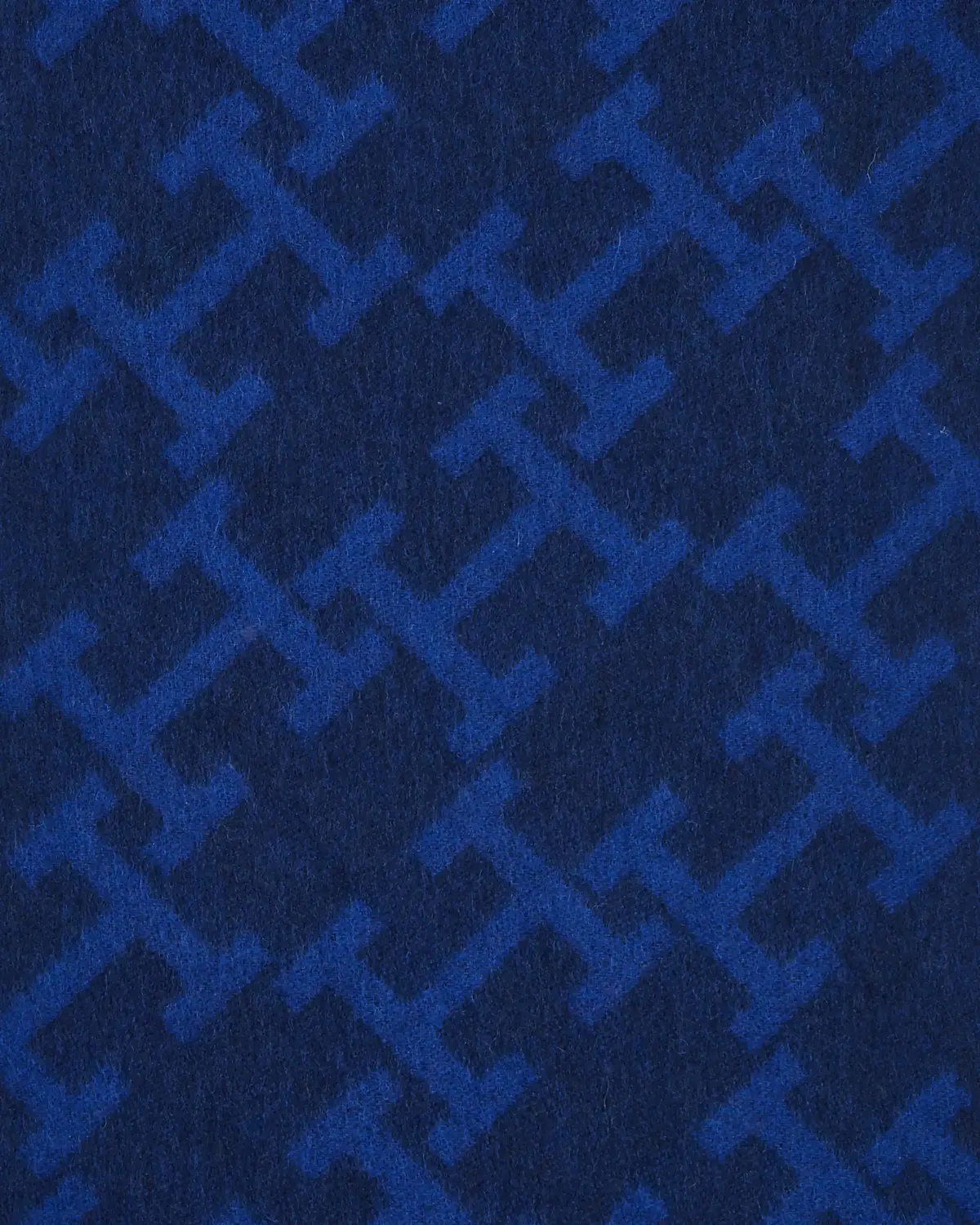 Tommy Hilfiger TH MONOGRAM SCARF Erkek Siyah Atkı