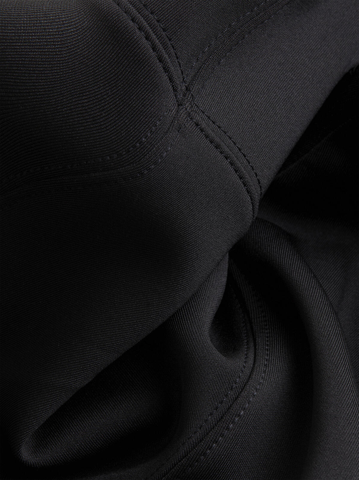 Calvin Klein TECHNICAL KNIT LS FI Kadın Siyah Elbise