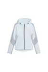 Puma EVOSTRIPE Full-Zip Hoodie Buz Mavisi Kadın Fermuarlı Hoodie