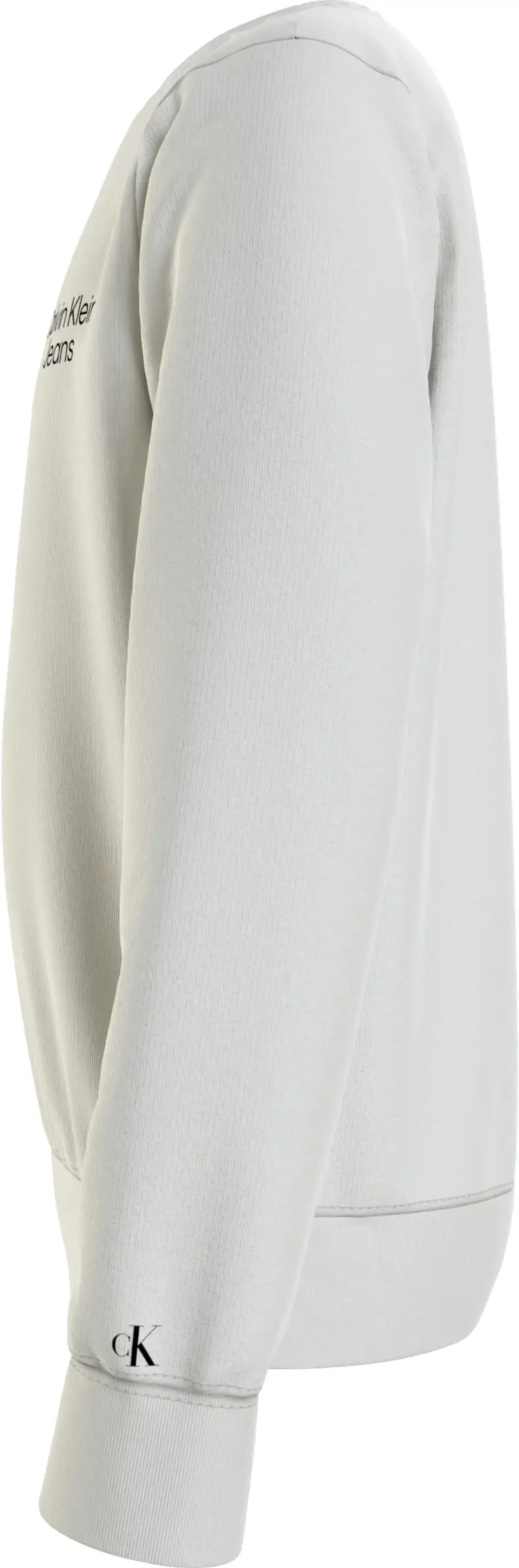 Calvin Klein CKJ STACK LOGO SWEAT Erkek Gri Sweatshirt