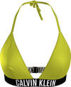 Calvin Klein TRIANGLE-RP Kadın Sarı Bikini Üstü