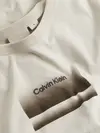 Calvin Klein GRADIENT LOGO T-SHIR, PEA Krem Erkek T-Shirt & Polo