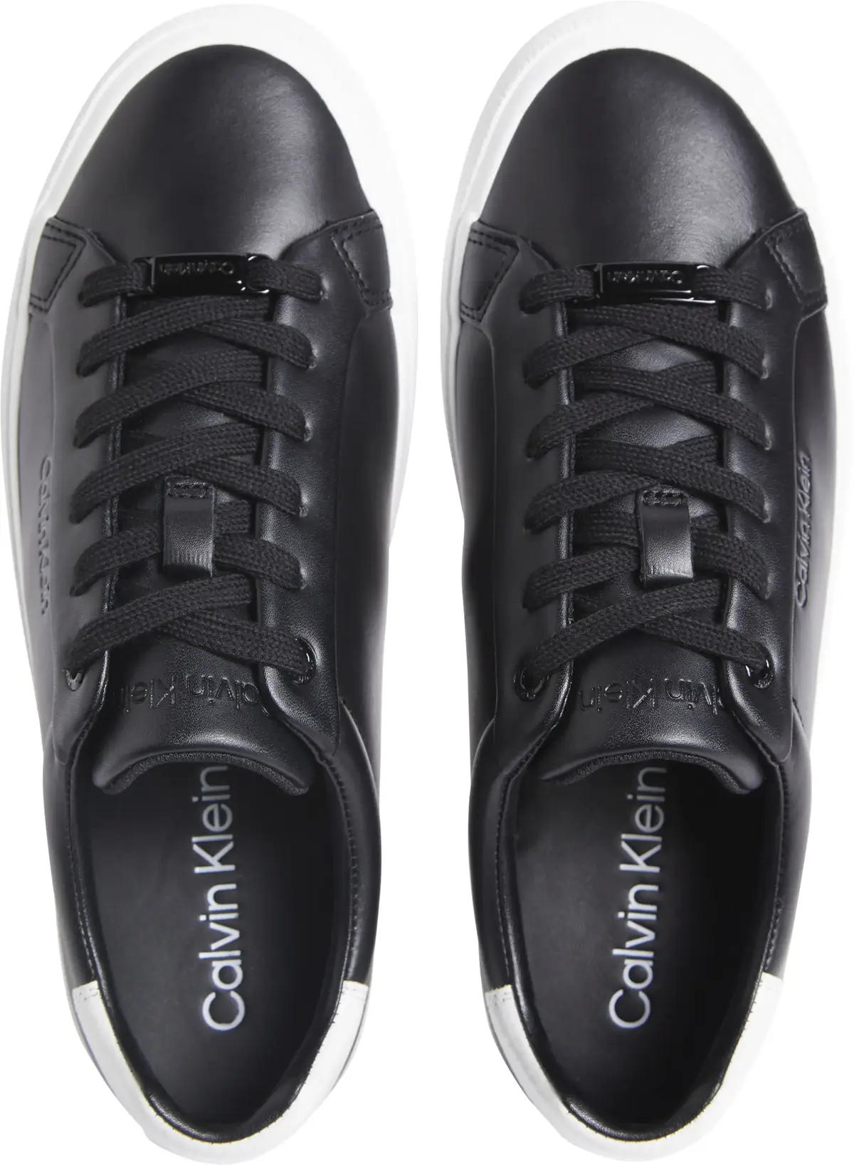 Calvin Klein VULC LACE UP TEXTURE, 0GS Siyah Kadın Spor Ayakkabı & Sneaker