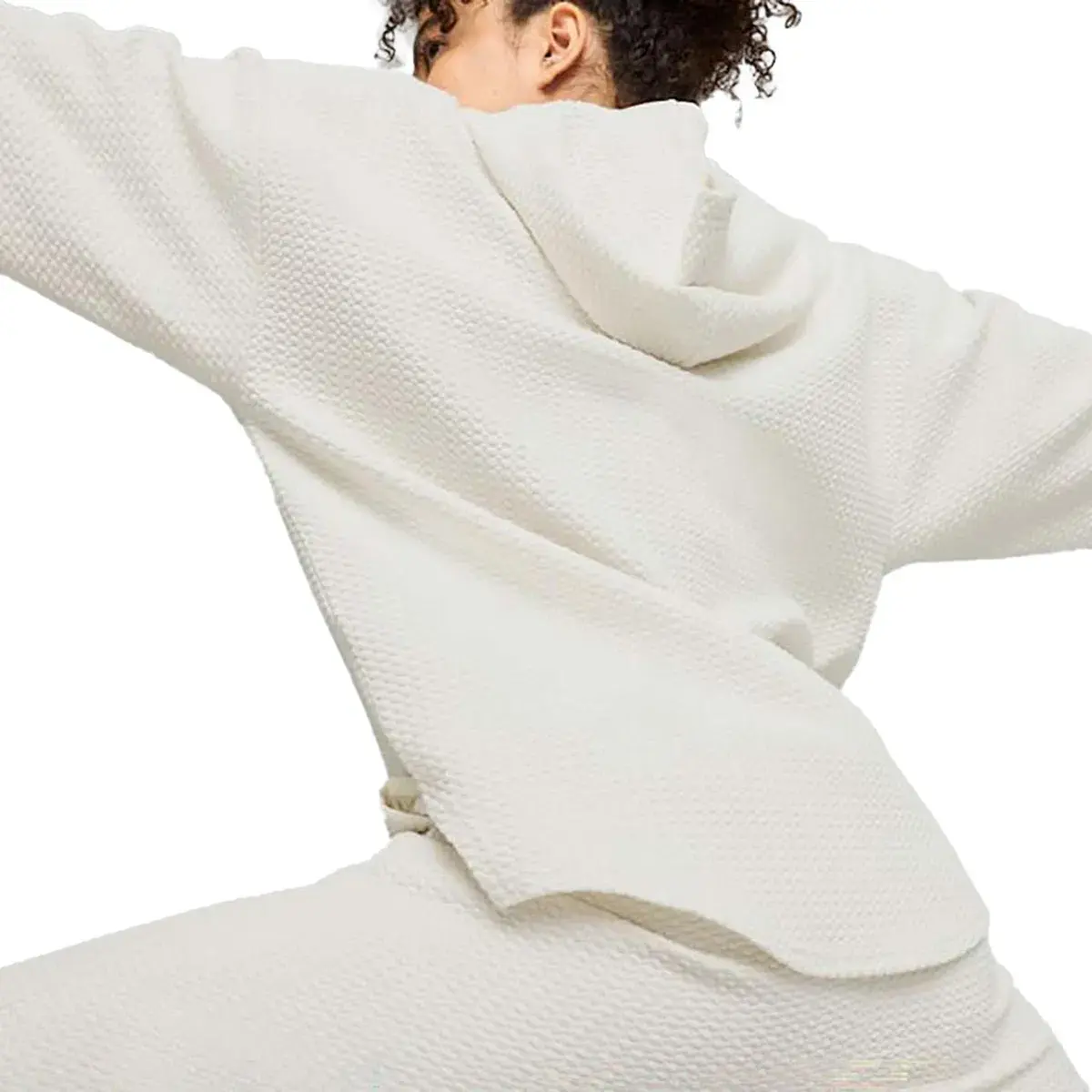 Puma Q4 STUDIO TEXTURED HOODY Bej Kadın Hoodie