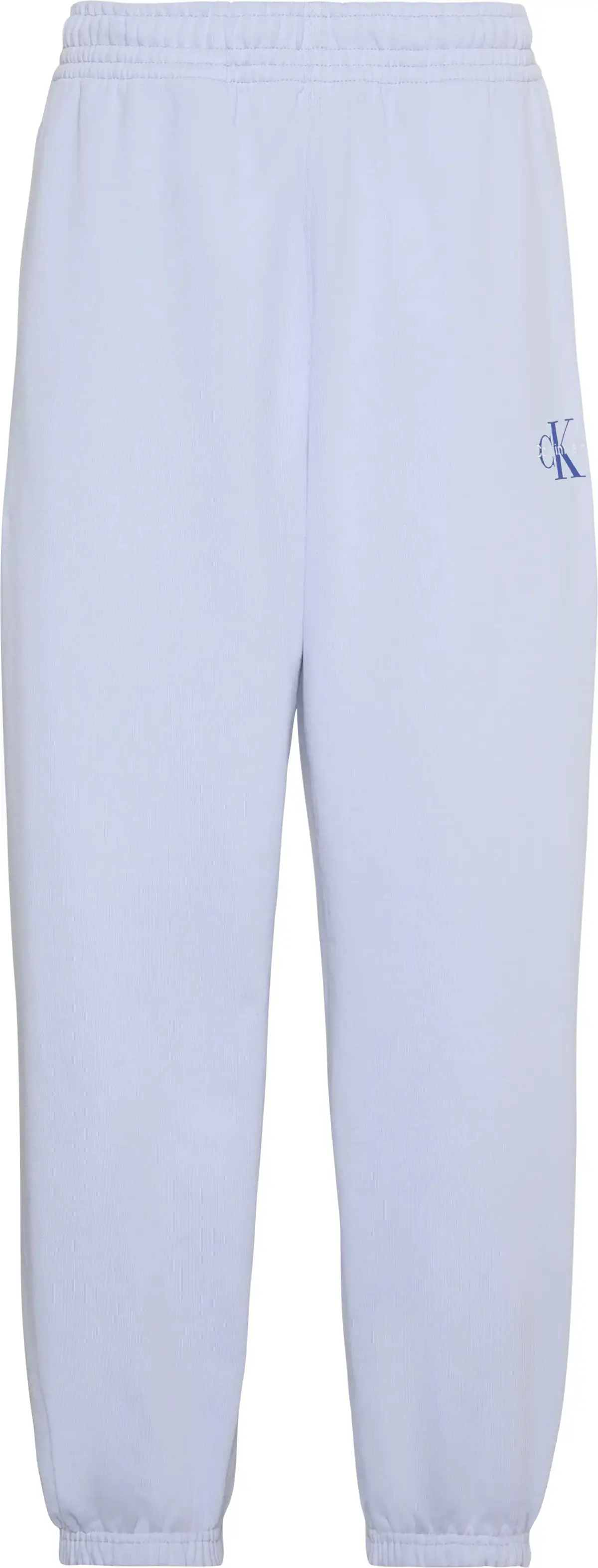 Calvin Klein MONOLOGO FRENCH TERRY JOGGER Kadın Mavi Eşofman Alt