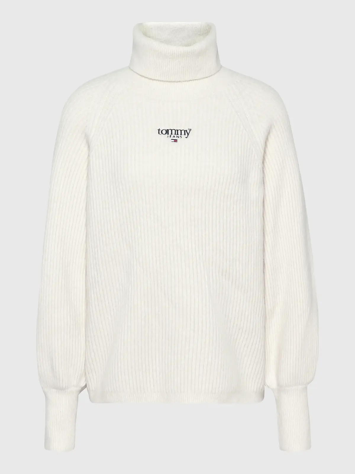 Tommy Hilfiger TJW RLXD LOFTY TURTL Kadın Krem Kazak