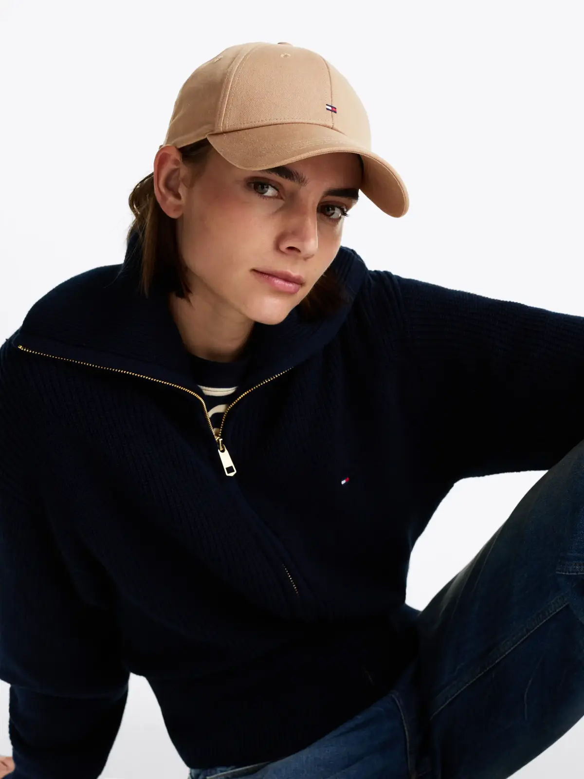 Tommy Hilfiger ESSENTIAL FLAG CAP, RBC Kahverengi Kadın Şapka
