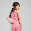 Puma X HK&FR Ribbed Tank Top Pembe Kız Çocuk Tişört