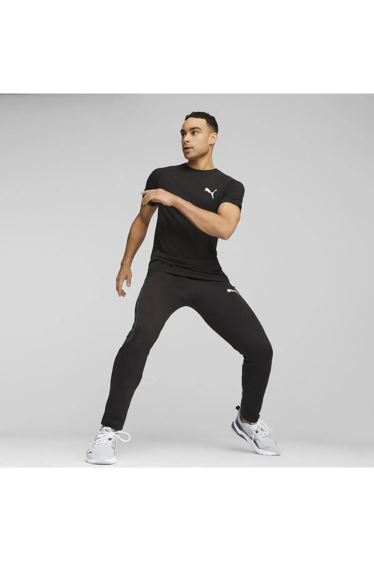 Puma EVOSTRIPE Tee Siyah Erkek T-Shirt