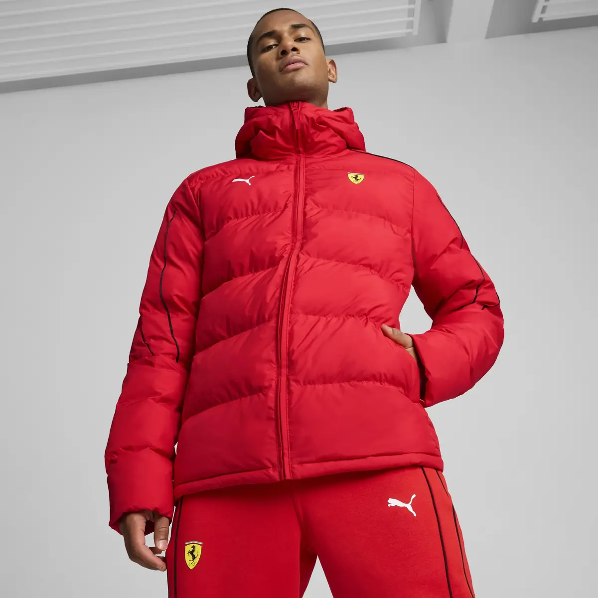 Puma Ferrari Race MT7+ Ecolite Jk Kırmızı Erkek Mont