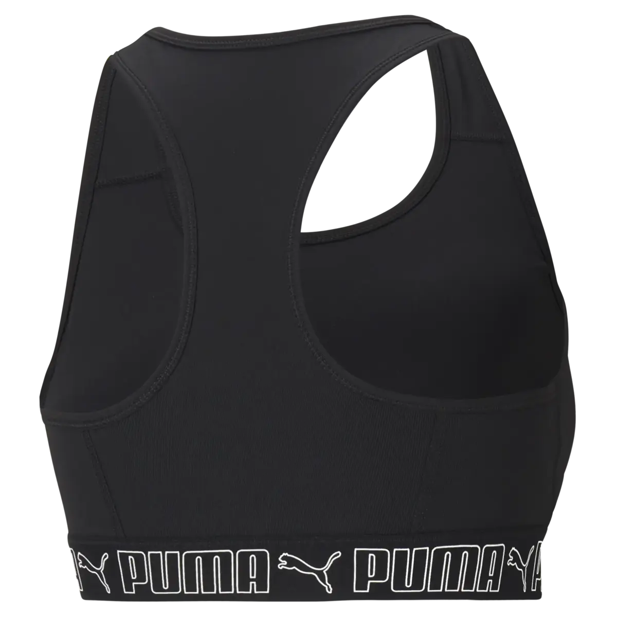 Puma Mid Elastic Padded Bra PM Siyah Kadın Sütyen & Bralet