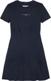 Tommy Hilfiger MINI CORP DRESS SS, C1G Lacivert Kız Çocuk Elbise-Etek