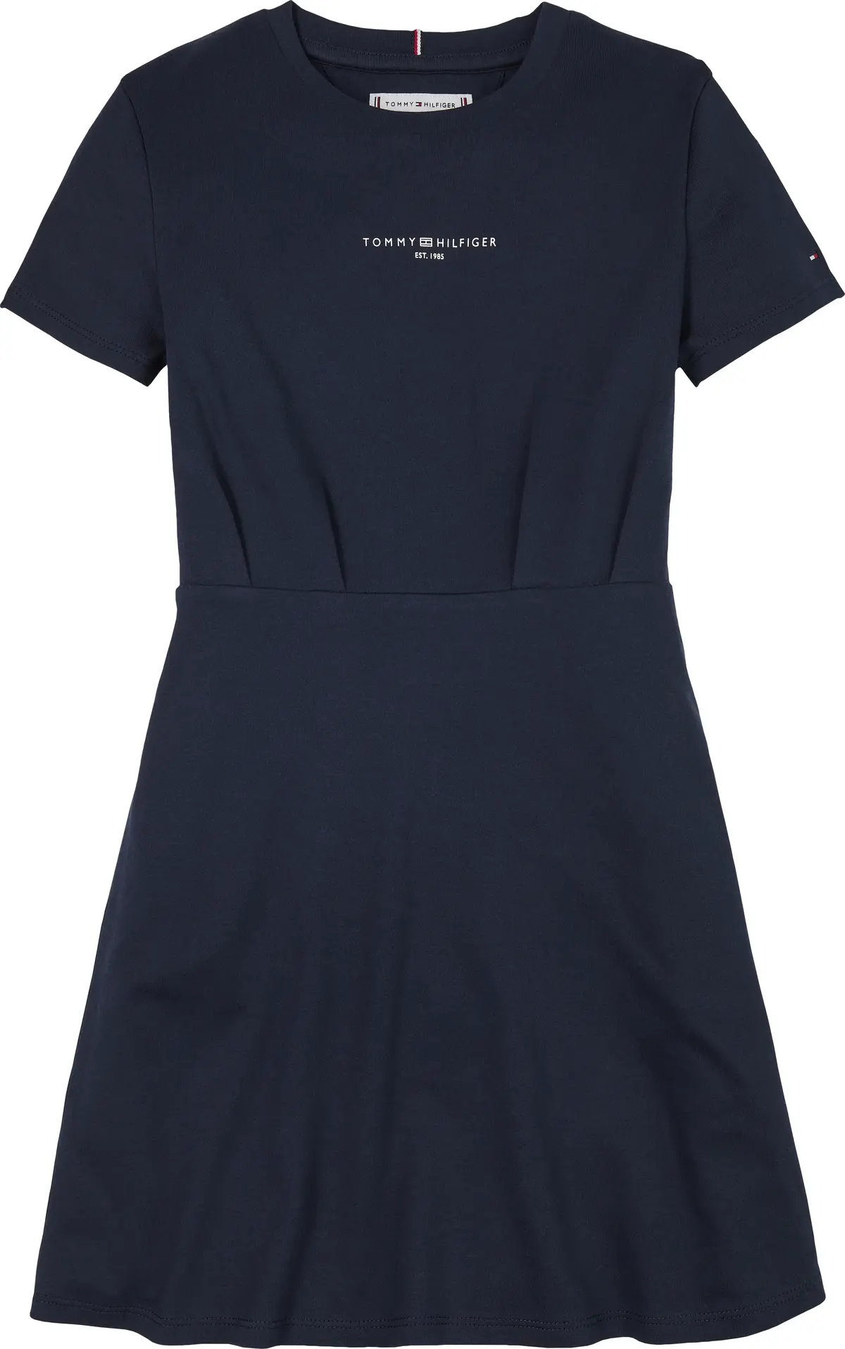Tommy Hilfiger MINI CORP DRESS SS, C1G Lacivert Kız Çocuk Elbise-Etek