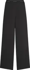 Calvin Klein PONTE LOGO WB TROUSER Kadın Siyah Kumaş Pantolon