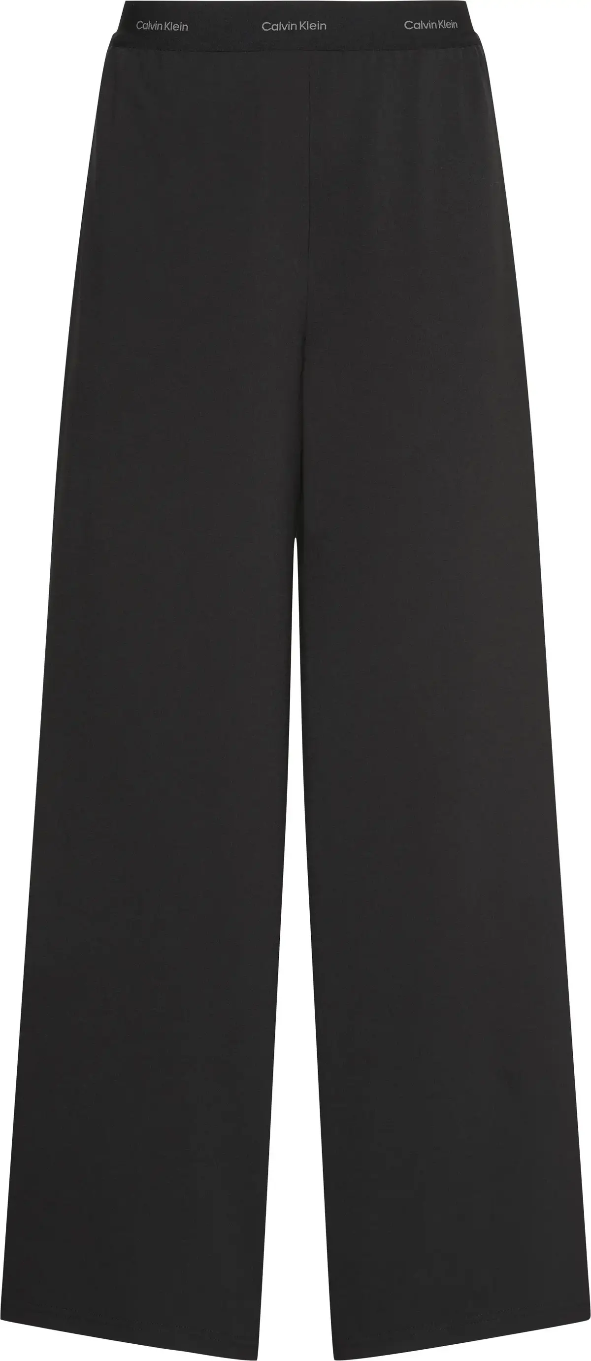 Calvin Klein PONTE LOGO WB TROUSER Kadın Siyah Kumaş Pantolon