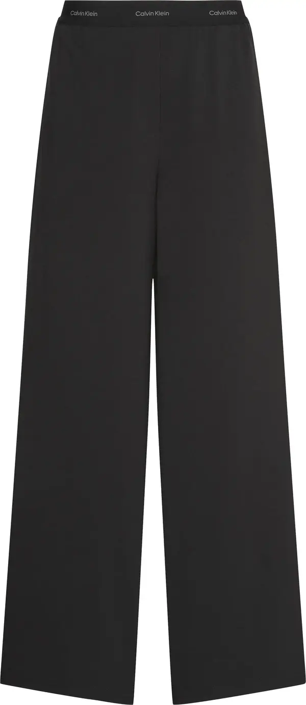 Calvin Klein PONTE LOGO WB TROUSER Kadın Siyah Kumaş Pantolon