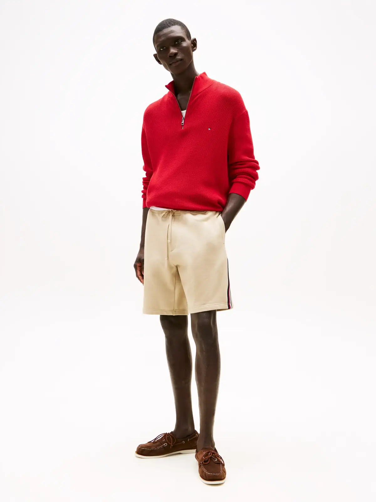 Tommy Hilfiger GLOBAL STRIPE SWEATS, RBT Bej Erkek Eşofman Altı