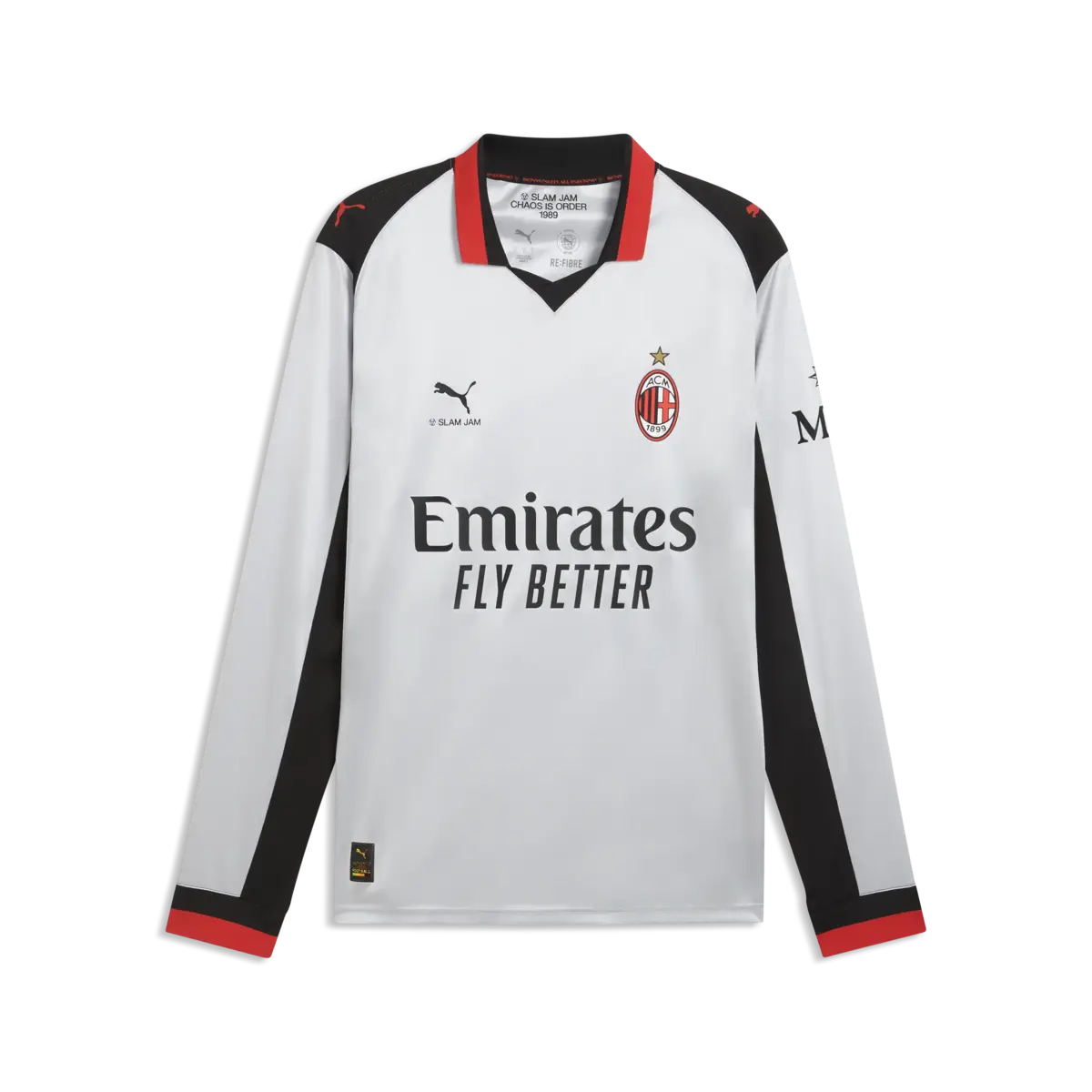 Puma ACM X Slam Jam Jersey LS Beyaz Erkek Forma