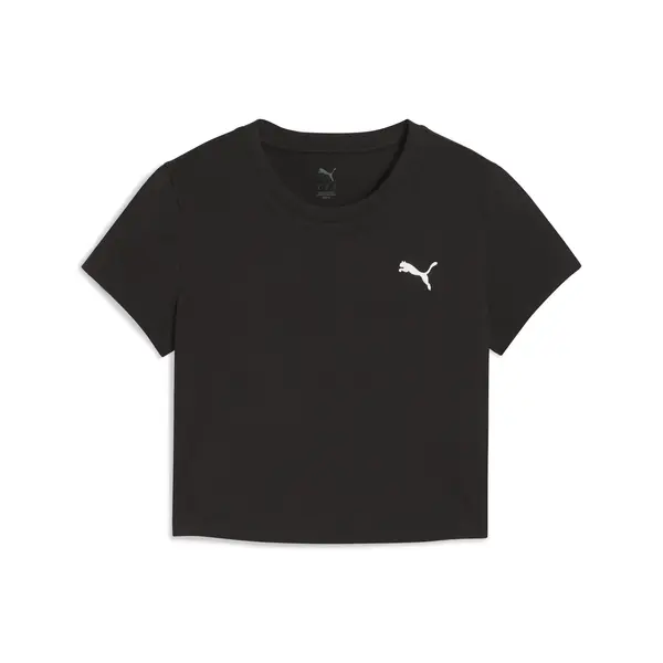 Puma WARDROBE ESS Baby Tee Siyah Kadın Crop
