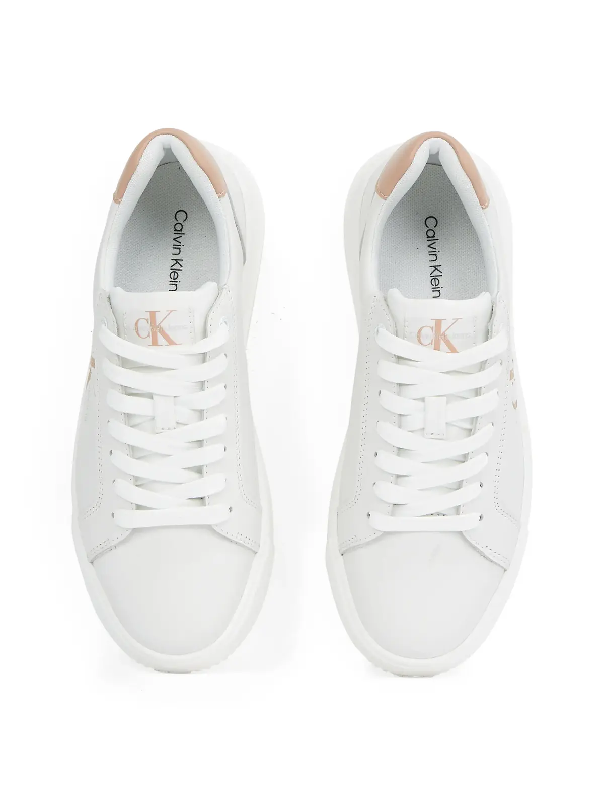 Calvin Klein CHUNKY CUPSOLE MONO Beyaz Kadın Spor Ayakkabı & Sneaker