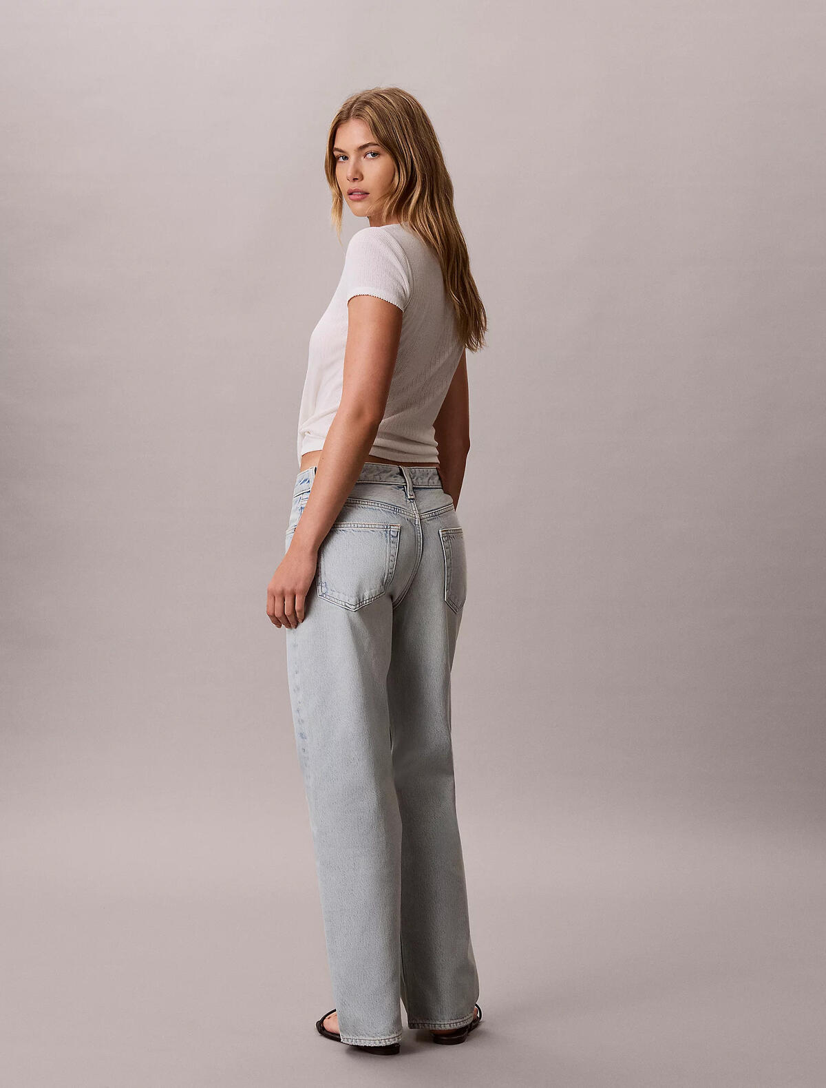 Calvin Klein 90s STRAIGHT DANTE D, SBC Kadın Mavi Jean
