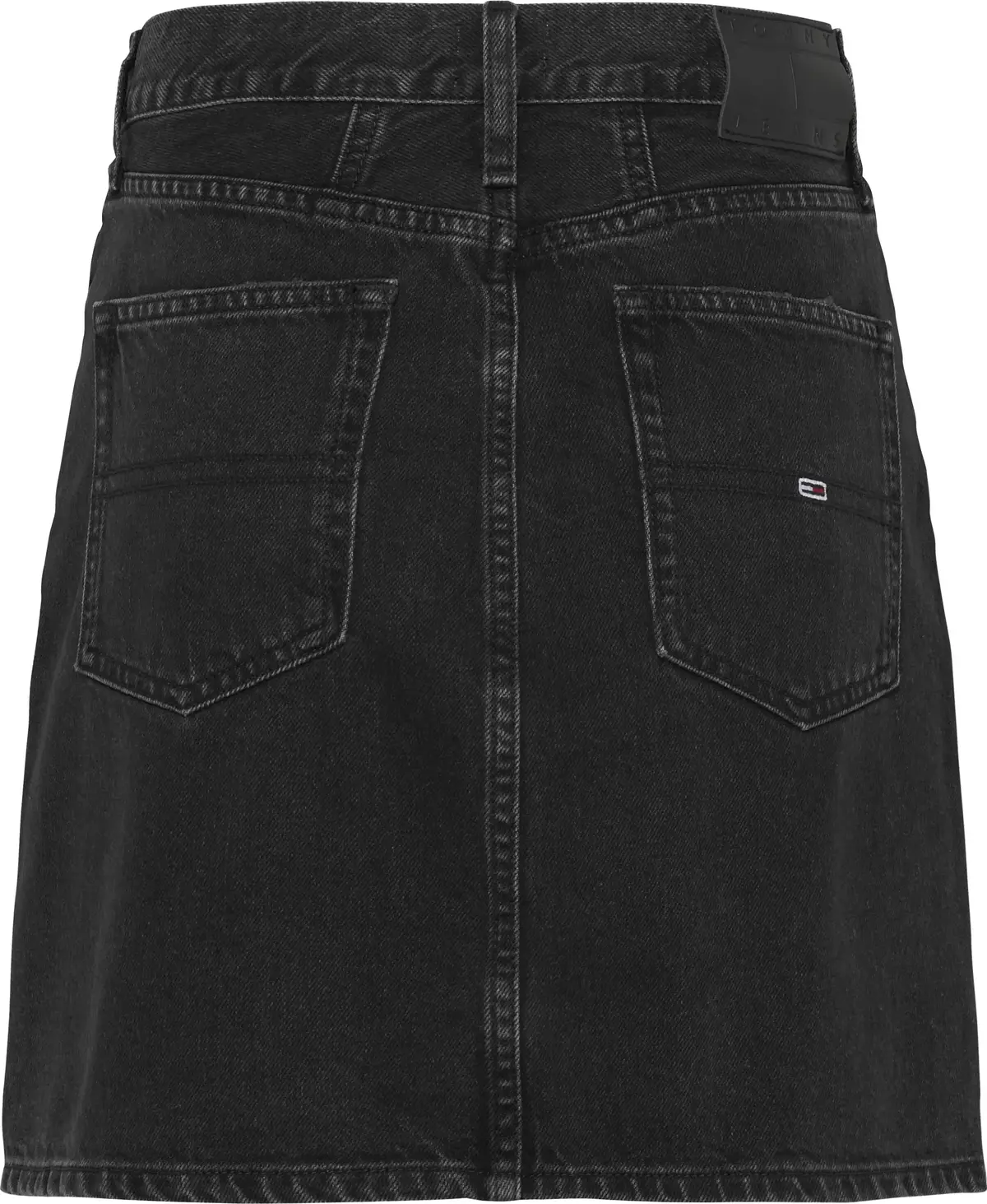 Tommy Hilfiger MOM SKIRT BI8080, 1BZ Siyah Kadın Elbise-Etek