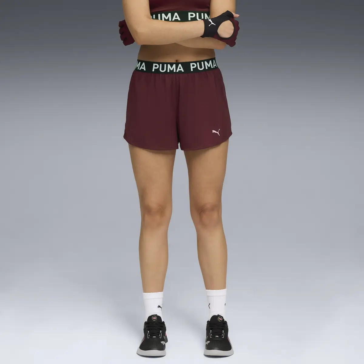 Puma STRONG 3" Knit Short Bordo Kadın Şort