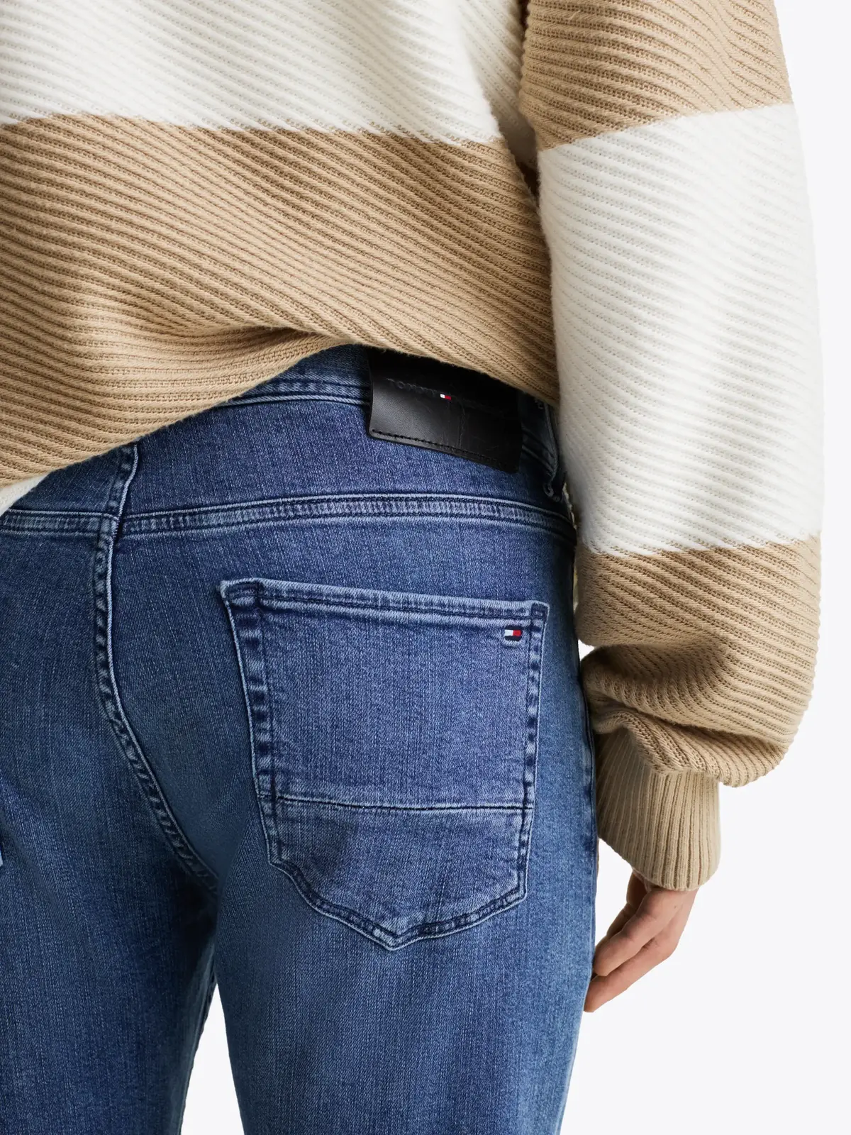 Tommy Hilfiger SLIM BLEECKER SSTR M, 1BE Mavi Erkek Jean Pantolon