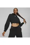 Puma Classics Cropped Hoodie Tr Siyah Kadın Hoodie