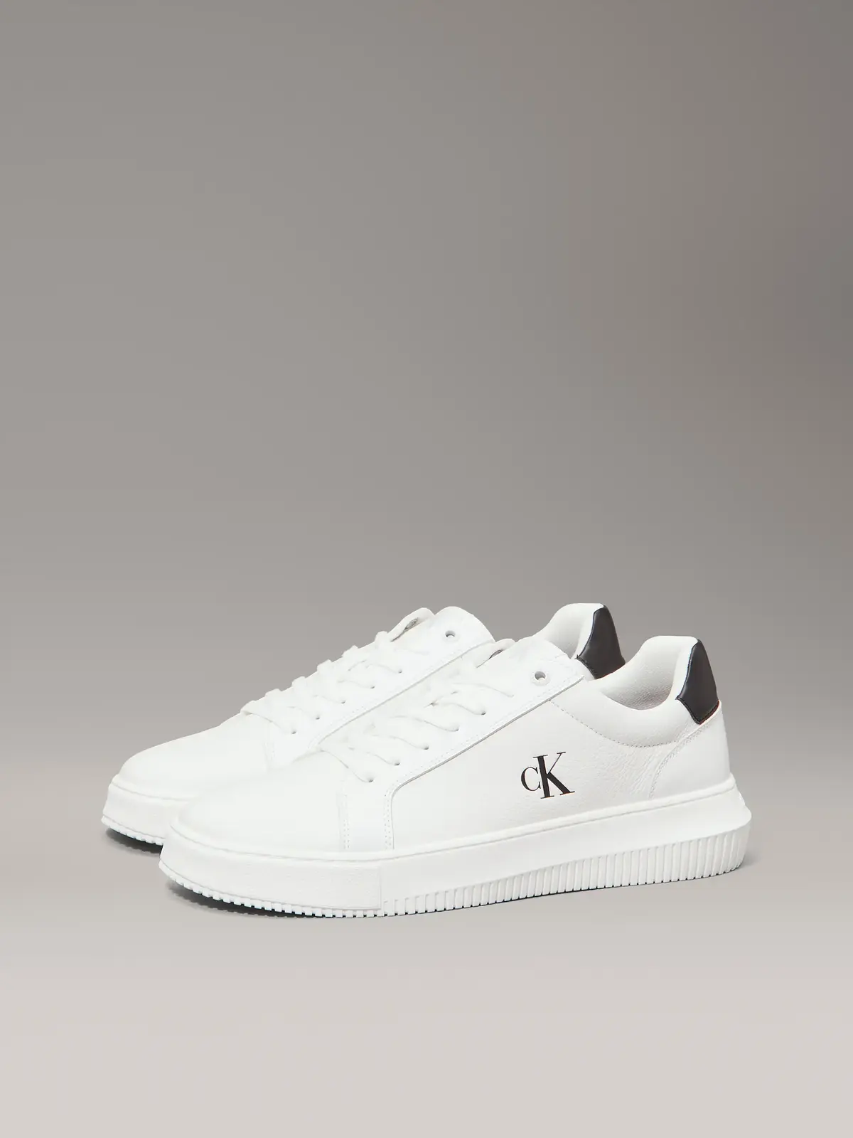 Calvin Klein CHUNKY CUPSOLE LTH M, 01W Beyaz Erkek Spor Ayakkabı & Sneaker