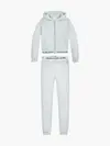 Calvin Klein LOGO TAPE ZIP THROUG Kadın Gri Sweatshirt