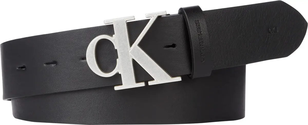 Calvin Klein CKJ MONO HARDWARE 35 Erkek Siyah Kemer