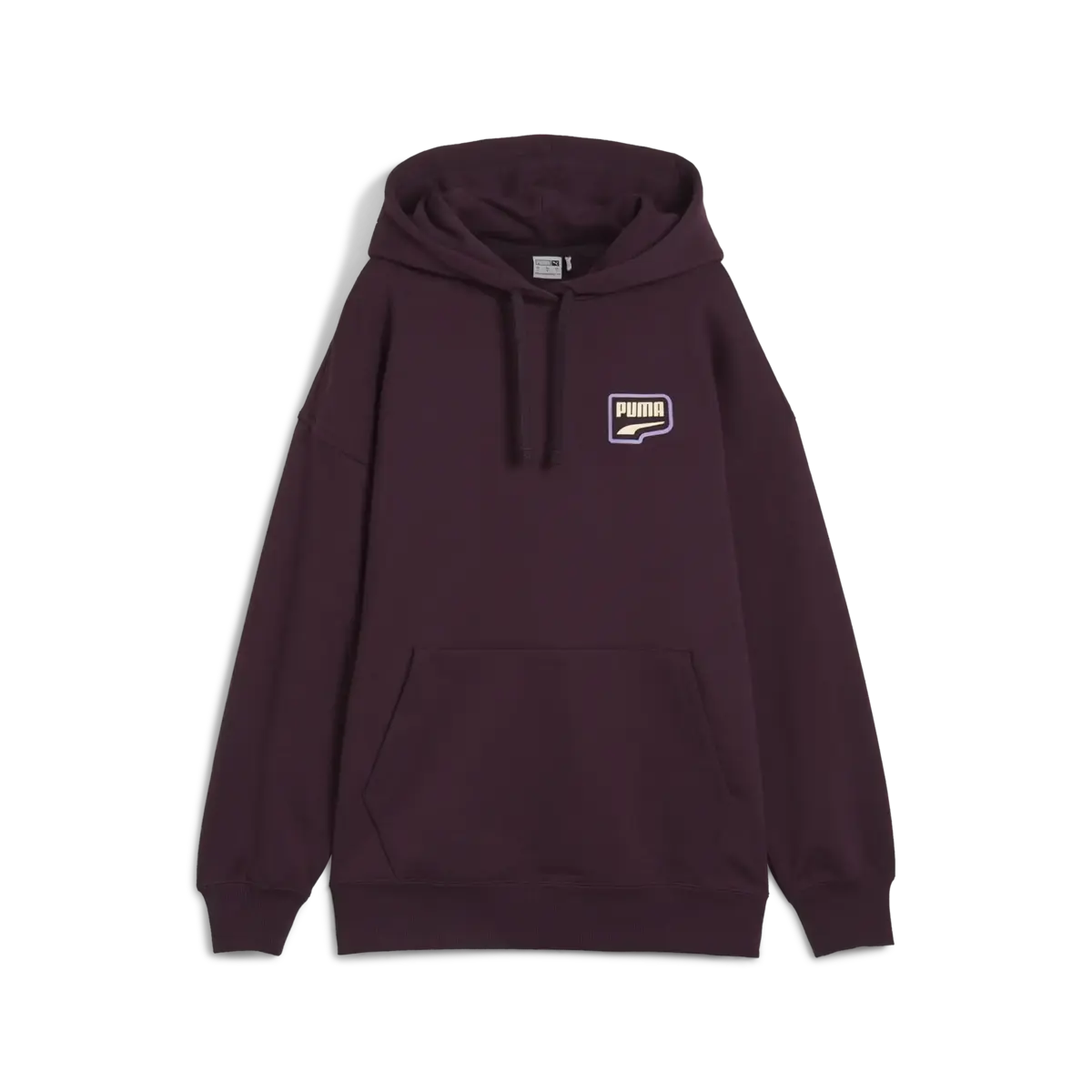 Puma DOWNTOWN Oversized Hoodie Bordo Kadın Sweatshirt