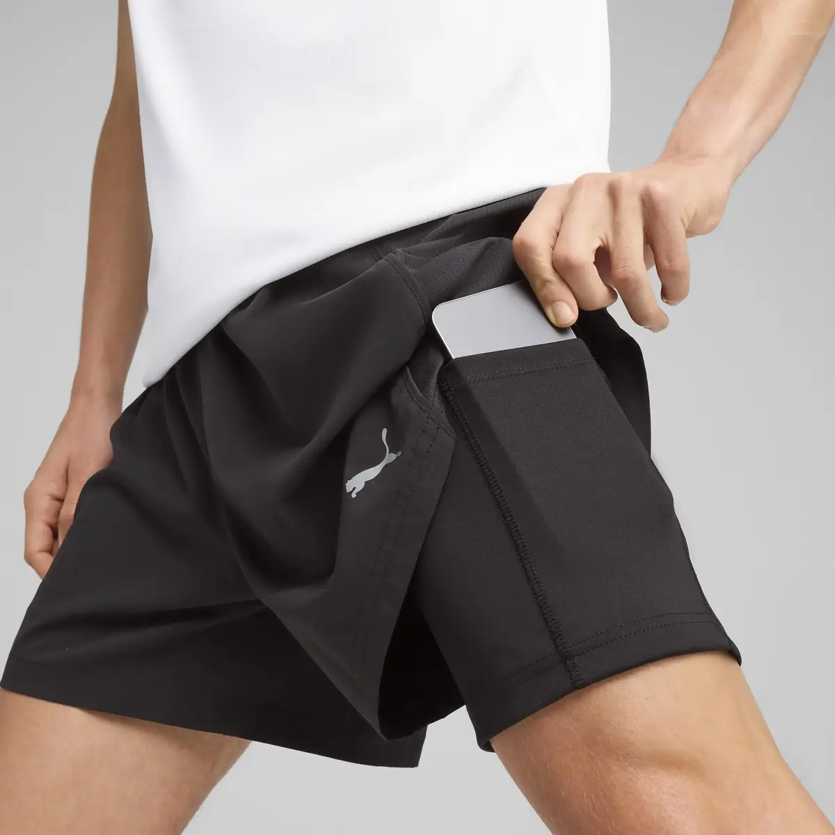 Puma RUN VELOCITY 2IN1 SHORT Siyah Erkek Şort