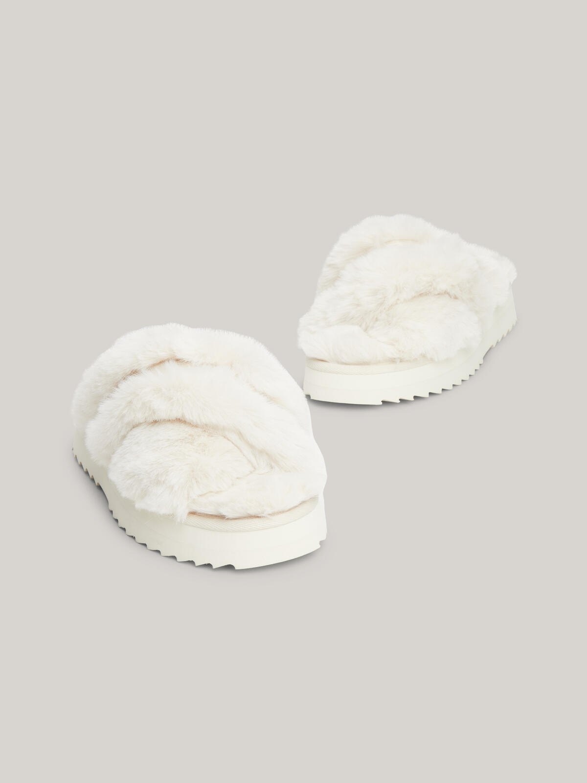 Tommy Hilfiger PREMIUM STRAP HOME S Kadın Beyaz Terlik