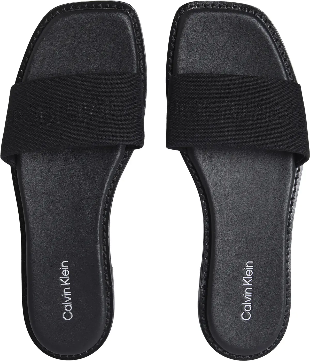 Calvin Klein FLAT SLIDE - HE, BEH Siyah Kadın Terlik