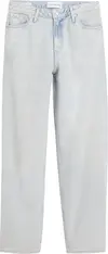 Calvin Klein LOW RISE STRAIGHT Kadın Mavi Kot Pantolon